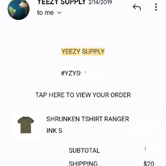 YEEZY SEASON 5 SHRUNKEN TSHIRT RARE - Picture 4 of 11